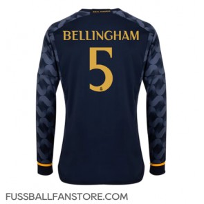 Real Madrid Jude Bellingham #5 Replik Auswärtstrikot 2023-24 Langarm